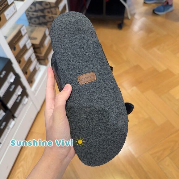 NEW COACH Allanah Slide Sandal In Signature Canvas Women's Black CK412 us 10 - Picture 3 of 10